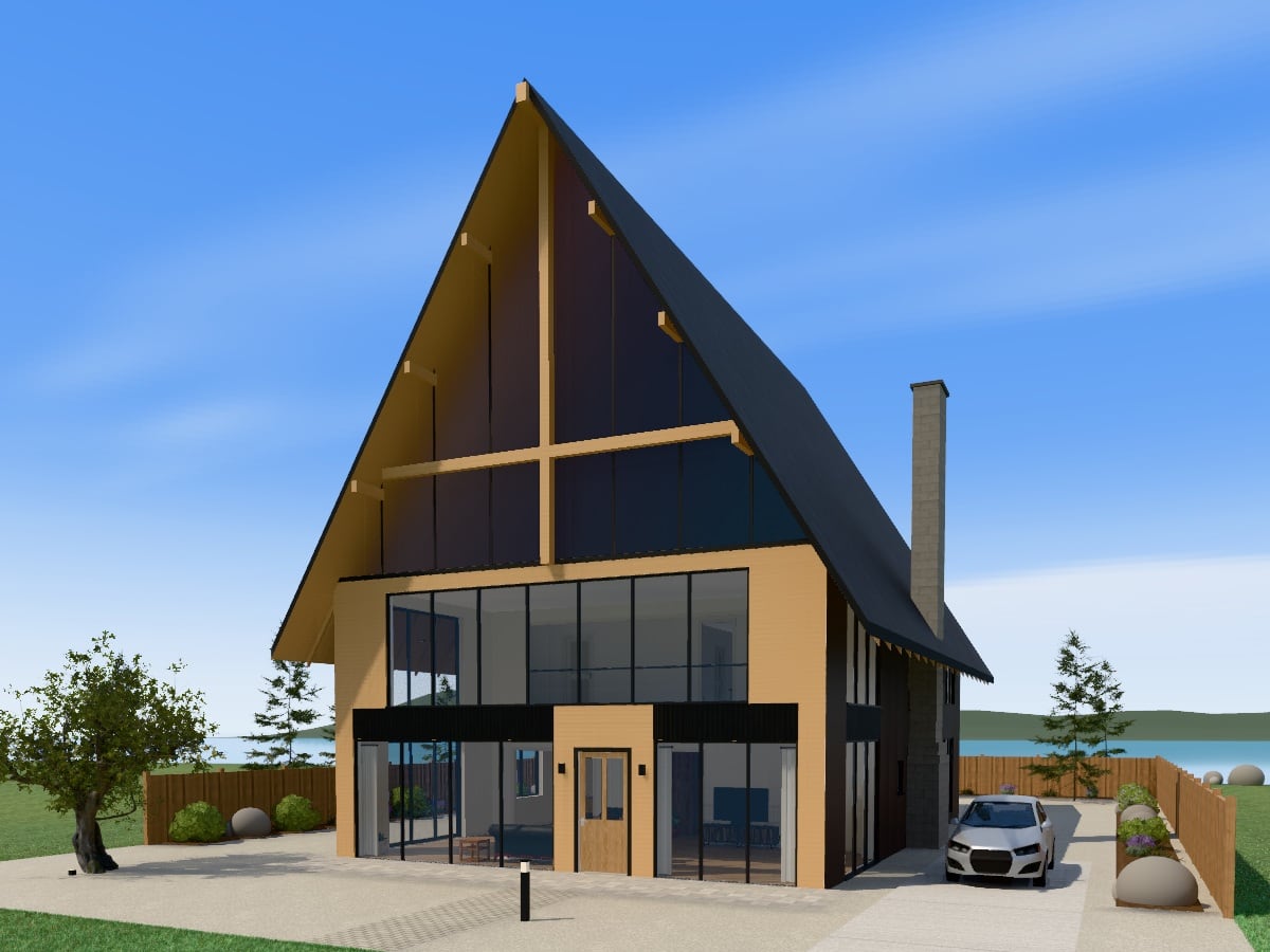 The A-Frame, exterior view